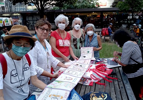 Coletivo realiza roda de bordado com reflexões sobre cidadania