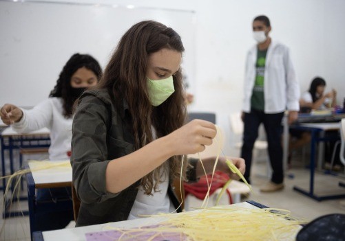 Oficinas de artes criativas da Funarte capacitam estudantes da rede pública de Rondônia