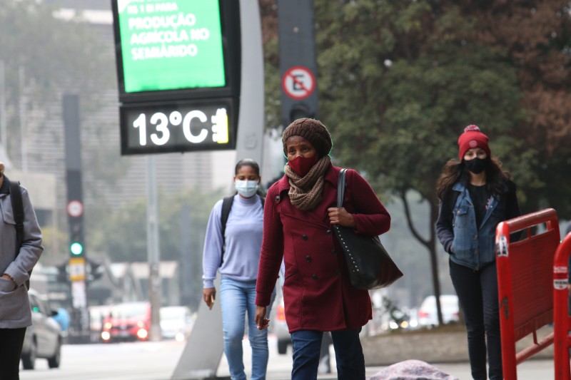 São Paulo registra recordes de baixa temperatura