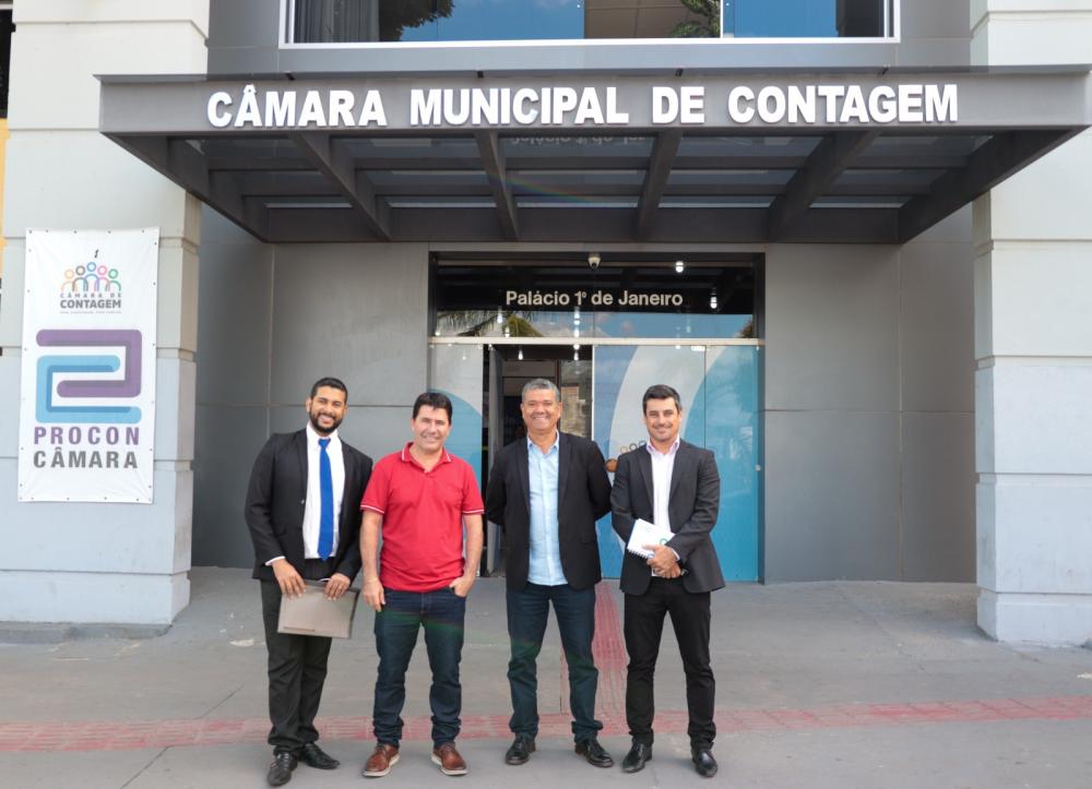 Caio Valace visita a Camara Municipal de Contagem