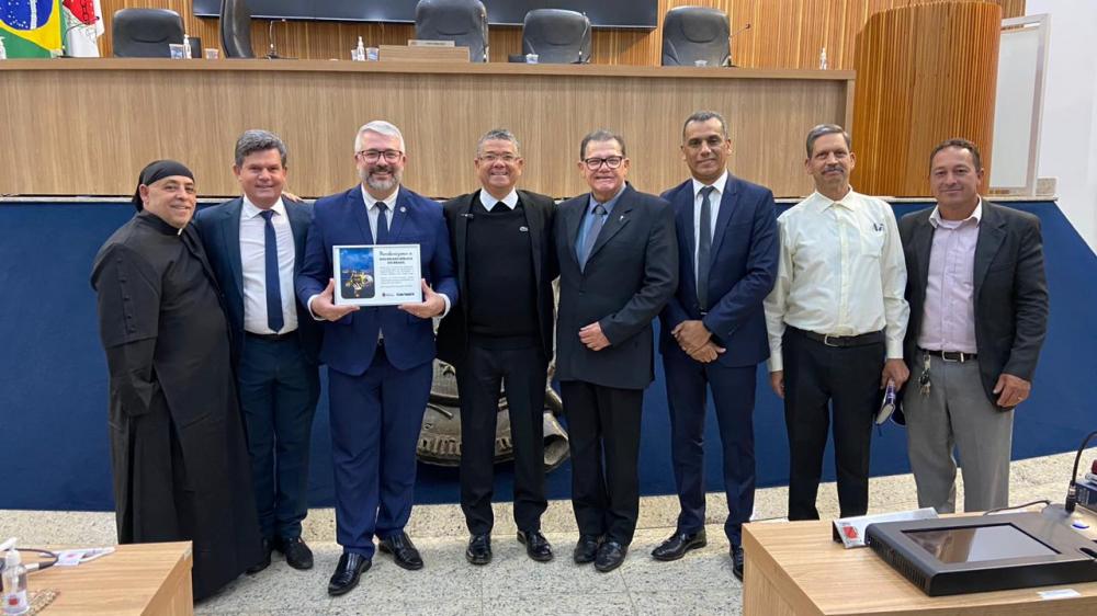 Vereador Caio Valace celebra os 75 anos da Sociedade Bíblica do Brasil em Sessão Solene