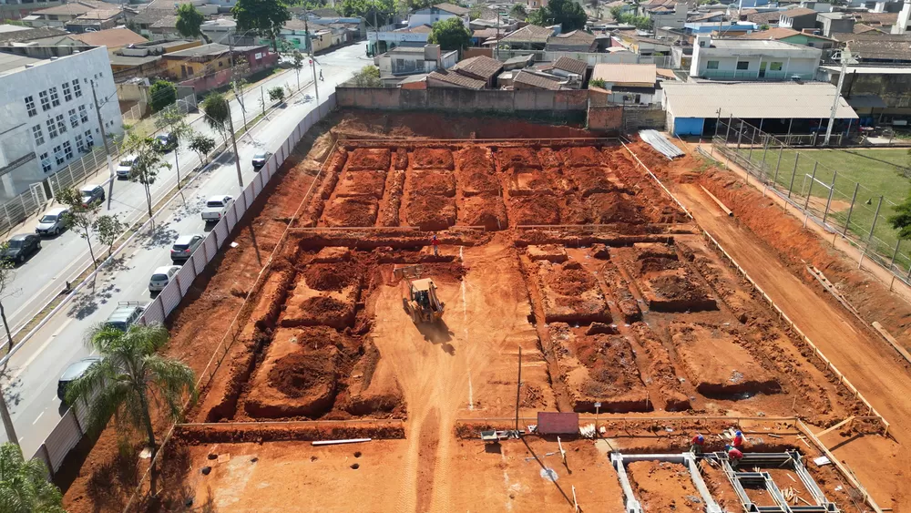 Obras do Instituto Federal em Sete Lagoas estão em ritmo acelerado 