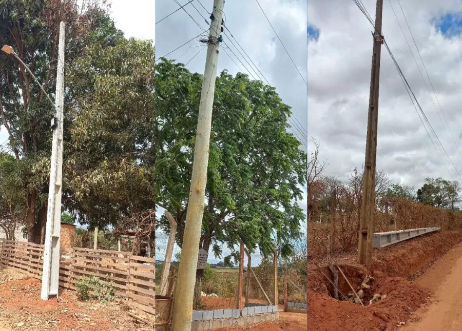 Obra de extensão da rede elétrica avança no bairro Goiabeiras após solicitação do vereador Caio Valace