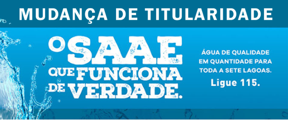 MUDANÇA DE TITULARIDADE NA CONTA DE ÁGUA