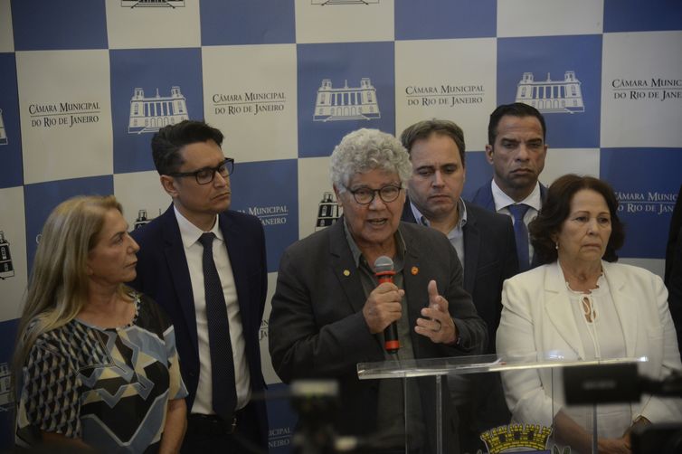 O Vereador Chico Alencar (Psol) relator do processo ético-disciplinar por suposta quebra de decoro do vereador Gabriel Monteiro (PL) -Tomaz ilva/Agência Brasil