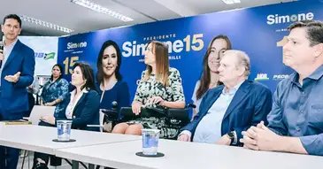 Lançamento da candidatura de Simone Tebet e da vice, Mara Gabrilli -Twitter Oficial do PSDB