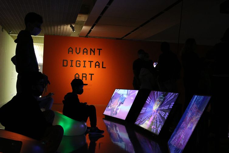 Festival Internacional de Linguagem Eletrônica - FILE São Paulo 2022, com o tema Supercriatividade, no Centro Cultural FIESP. -Rovena Rosa/Agência Brasil