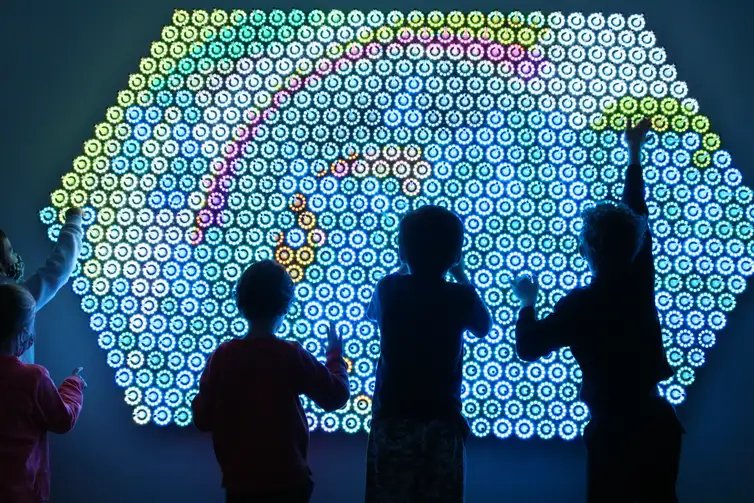 Festival Internacional de Linguagem Eletrônica - FILE São Paulo 2022, com o tema Supercriatividade, no Centro Cultural FIESP. -Rovena Rosa/Agência Brasil