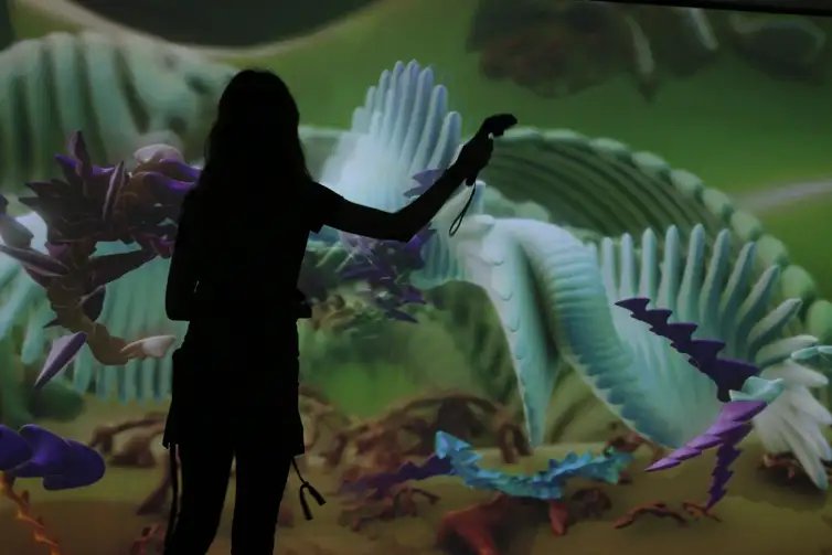 Festival Internacional de Linguagem Eletrônica - FILE São Paulo 2022, com o tema Supercriatividade, no Centro Cultural FIESP. -Rovena Rosa/Agência Brasil
