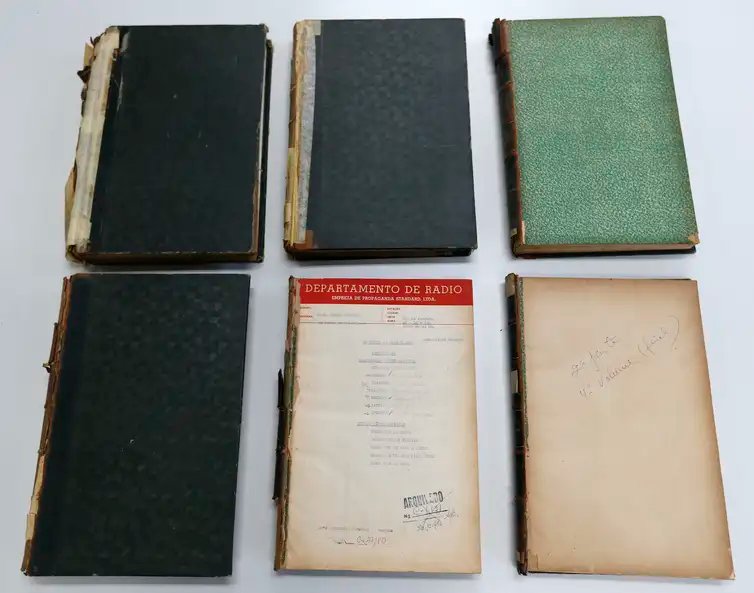 Radionovela - 100 anos do rádio - Fotos dos roteiros da primeira radionovela produzida no Brasil que conquistou recentemente, a certificação da Unesco como bem cultural e social. -Tânia Rêgo/Agência Brasil